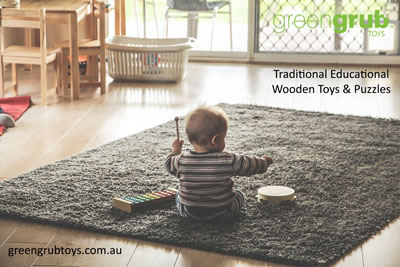 Traditional Musical Wooden Toys from greengrub Wooden Toys Australia
