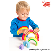 Le Toy Van Rainbow Wooden Toy Puzzle - Australian online Toy and Puzzle Shop